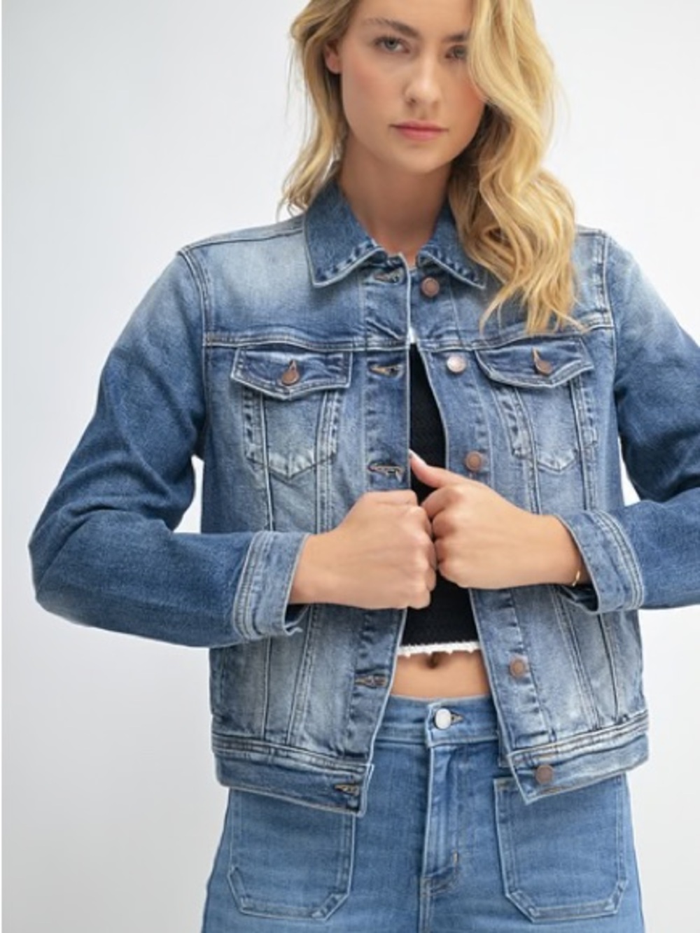 Just USA Classic Light Blue Denim Jacket